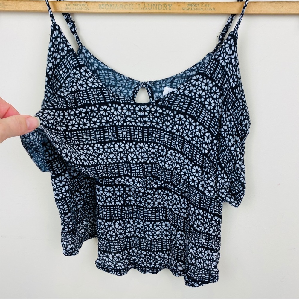 🍀[Aeropostale] Ruffled Tank Top; Size XS/TP - Picture 5 of 7